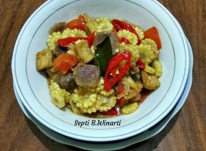Foto resep Tumis Putren/ Janggel dengan Bakso