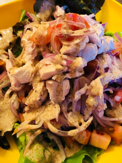 A picture of Chicken salad.