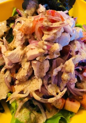 A picture of Chicken salad.