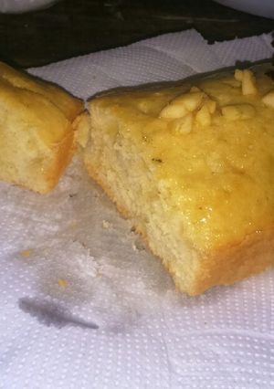 Una foto de Budín de manzana