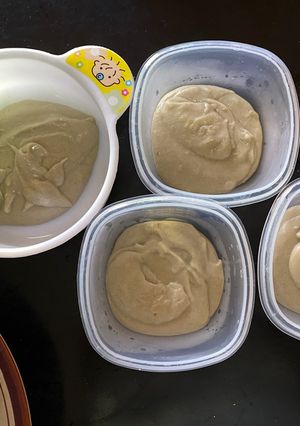 Foto resep MPASI 6 Bulan: Puree Daging, Telur Puyuh, Bayam