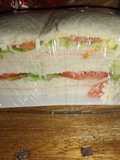 Sándwich triple de miga
