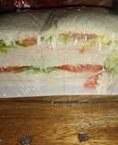 Sándwich triple de miga