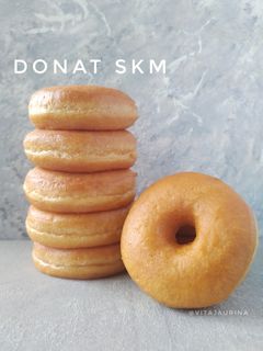 Foto resep Donat SKM (tanpa telur, empuk😋👍)