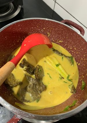 Gambar Daging Salai Masak Lemak Cili Api