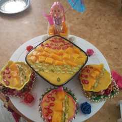 A picture of क्रीमी मैंगो कस्टर्ड (Creamy Mango Custard recipe ijn Hindi).