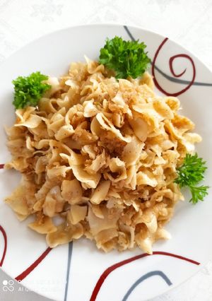 Átpirított, káposztás cvekkedli recept fotója