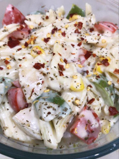 A picture of White Sauce Pasta.