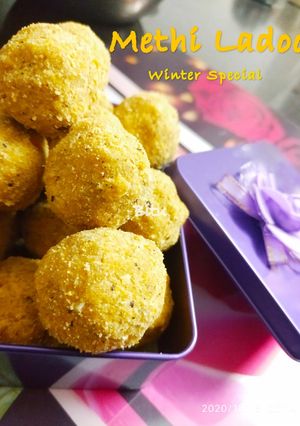 A picture of Methi Ladoo Winter Special.