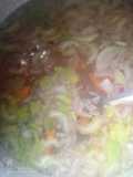 Sup Celery, Kentang dan Carrot bersama Lemon Zest