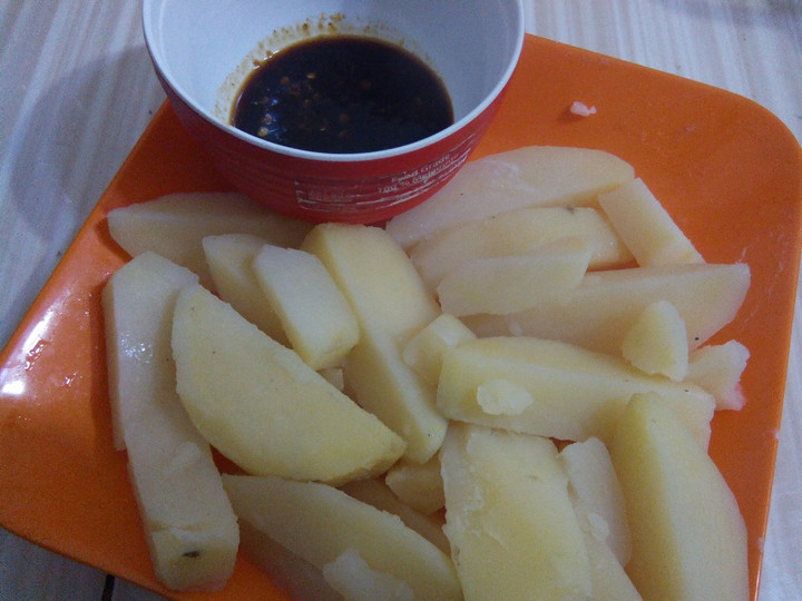 Resep Diet GM hari kedua kentang sambal kecap-sarapan-🍟, Bisa Manjain Lidah