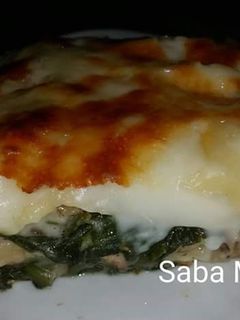 صورة لوصفة طريقة عمل لزانيا السبانخ