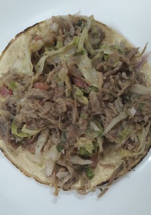 Una foto de Salpicón en tostadas