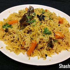 A picture of Masala bhaat.