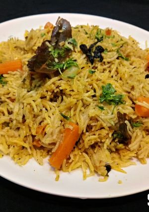 A picture of Masala bhaat.