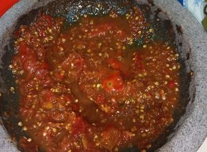Foto resep Sambal tomat mentah seger