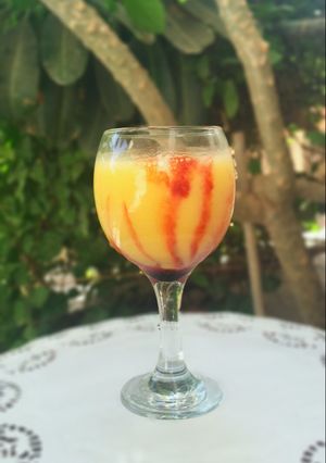 صورة لوصفة عصير المانجو مع الحليب🍹