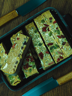 A picture of Creamy Crunchy Peanut Butter Bars.