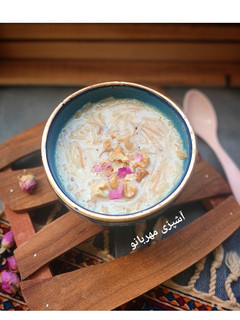 عکسی از دستور دسر ورمیشل و خرما