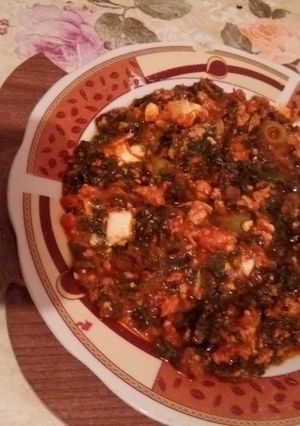 صورة لوصفة شكشوكة السلق