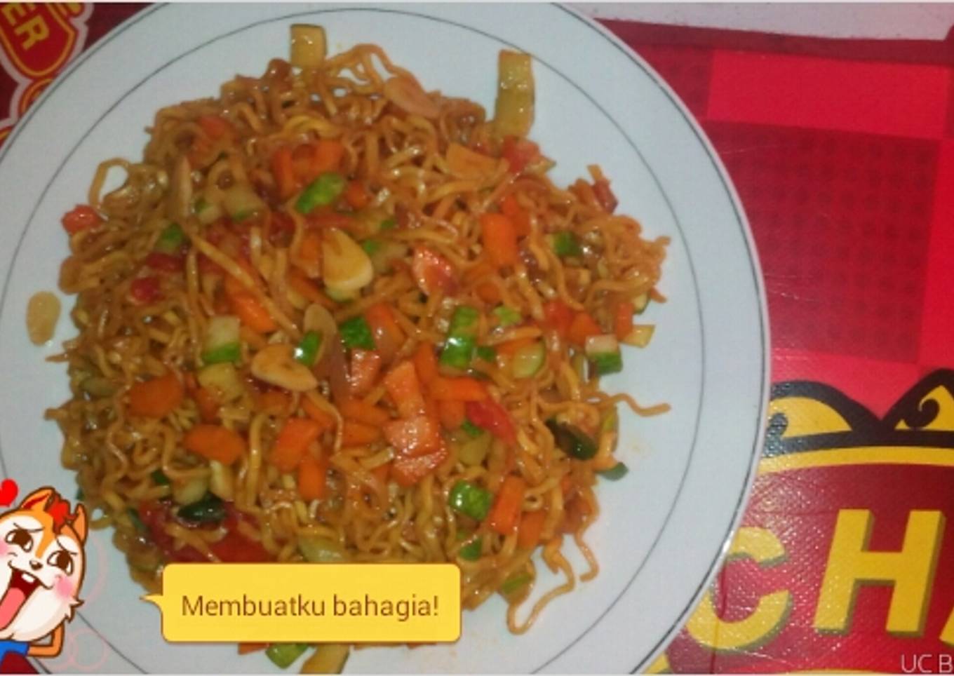 Bagaimana Menyiapkan Mie goreng sepesial, Enak Banget