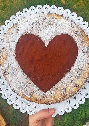 Foto di "Sbriciolata" con ricotta e gocce di cioccolato