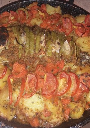 صورة لوصفة سمكة في الفرن