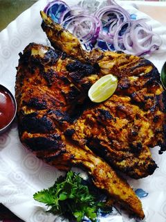 চিকেন তন্দুরি (chicken tandoori recipe in bengali) রেসিপির প্রধান ছবি