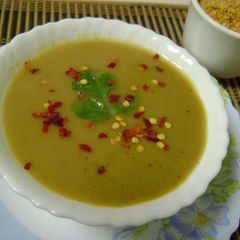 Roasted Moong Dal Soup A picture of Roasted Moong Dal Soup.