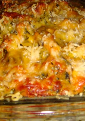 A picture of Chicken Florentine Pasta.