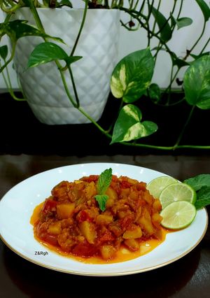 عکسی از دستور خوراک بادمجان