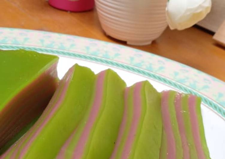 Bagaimana Membuat Kue Lapis Kanji Menul Anti Gagal
