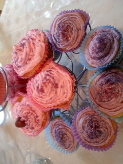 A picture of cute cupcakes.