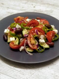 Una foto de Ensalada griega