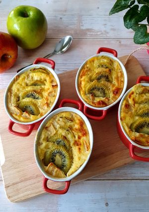 Une photo de Gratins pommes kiwis