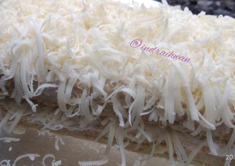 Bolu Kukus Lapis Keju (1 telur)