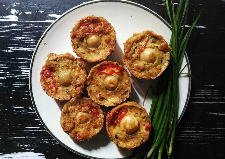 Resep Tahu goreng telur puyuh / tahu sarang burung puyuh Anti Gagal