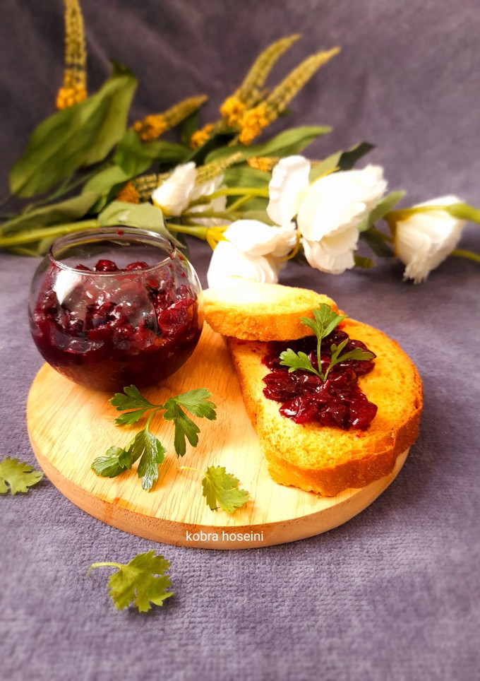 عکسی از دستور مربای آلبالو