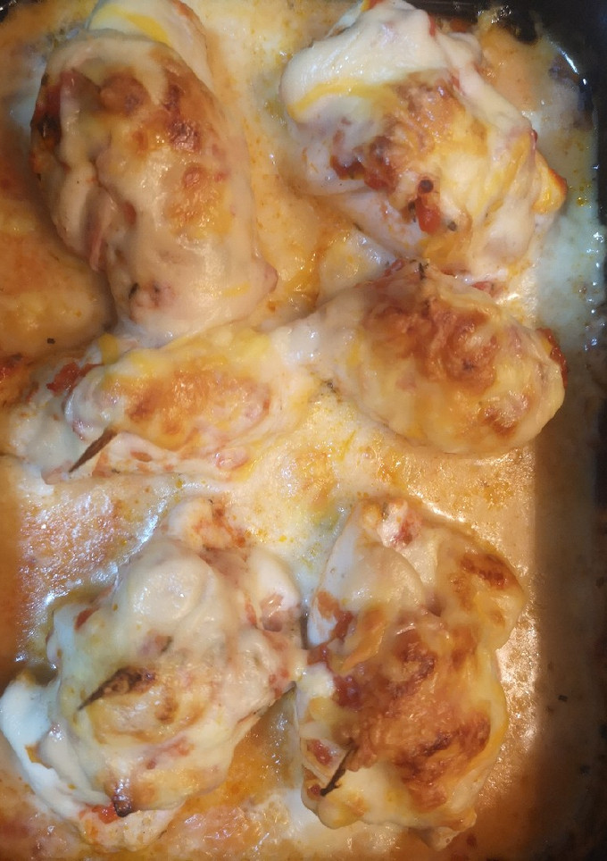 Una foto de Rollitos de pollo al horno