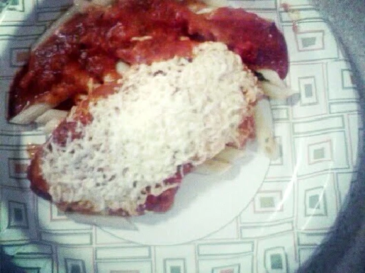Recipe Easy Chicken Parmesan w/ Penne the  Makes Drooling Makes you drool