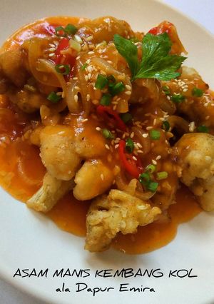 Foto resep Asam Manis Kembang Kol
