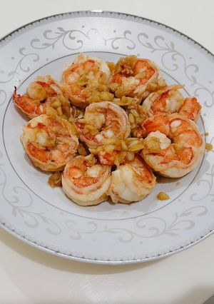 รูปของ กุ้งผัดกระเทียม