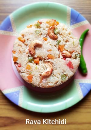 A picture of Rava Khichdi.