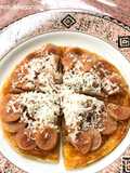Kreasi Roti Maryam dengan Topping Sosis Keju