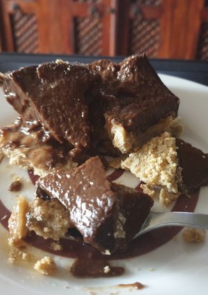 Foto principal de Tarta de plátano y algarroba