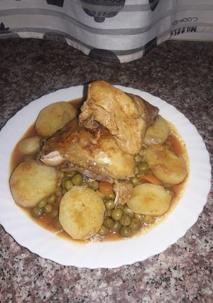 صورة لوصفة مرق بالجلبانة 🍜🥘