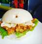 Cara Mudah Membikin Resep Burger pao isi ayam suwir yang Menggugah Selera Anti Ribet, Menggugah Selera