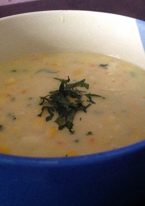Foto resep Sweet corn cream soup