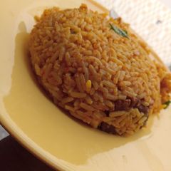 A picture of Jollof rice.