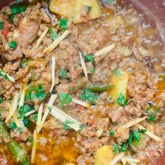 A picture of Dum ka Qeema.
